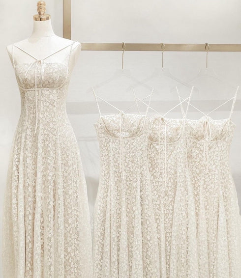Ladies Vintage Lace Sleeveless A-line Dresses